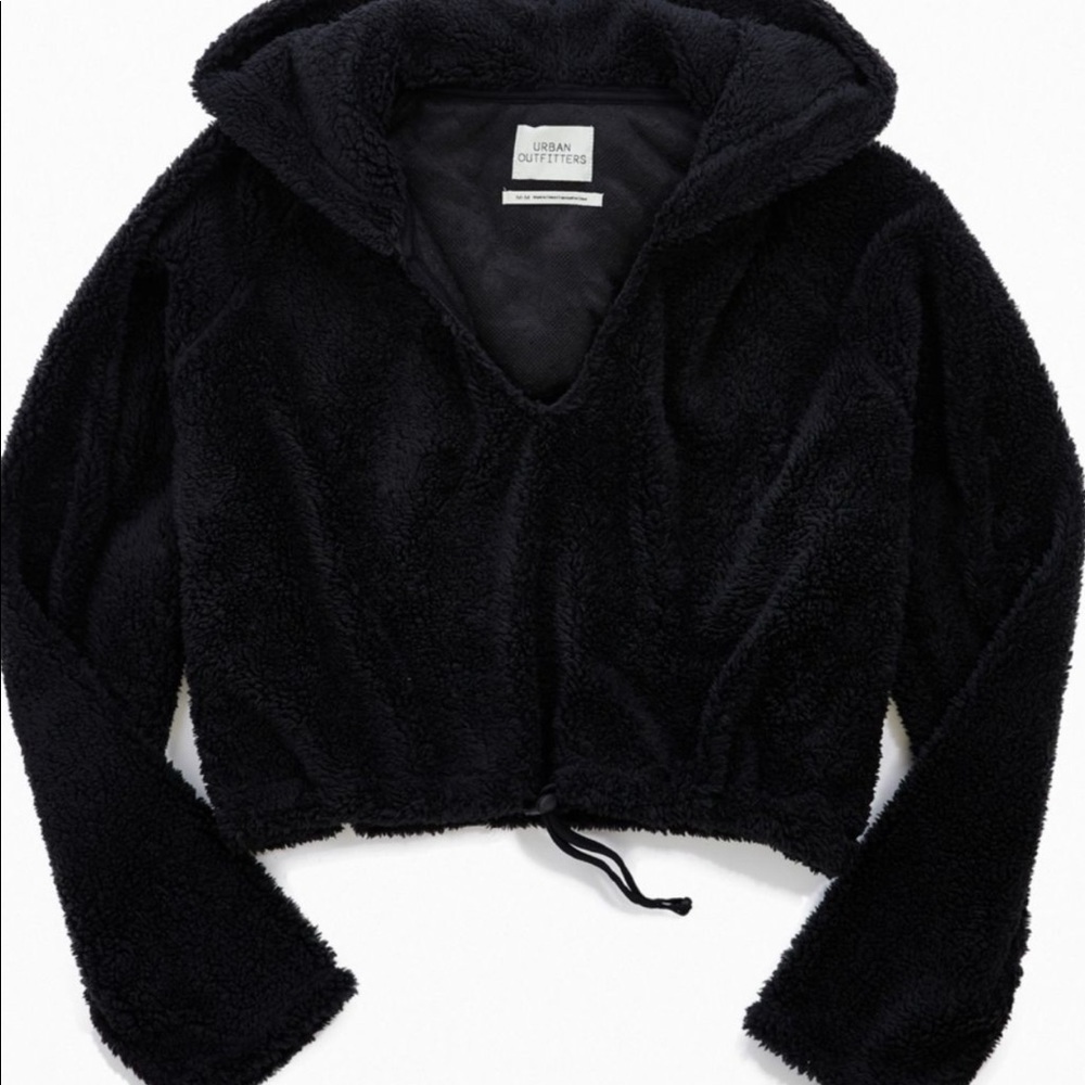 New Faux fur hoodie